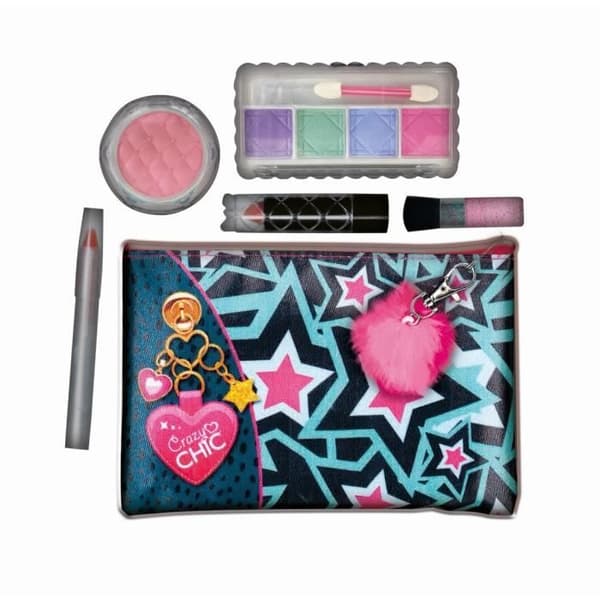 Clementoni Crazy Chic - Washable Makeup Pocket - Innehåller 5 sminkprodukter