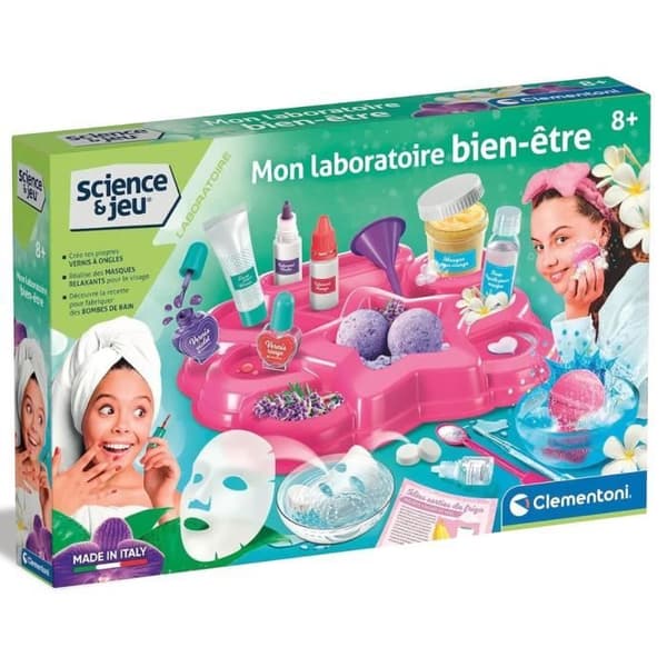 Clementoni - Sciences et Jeu - Mitt välmåendelaboratorium - Gör dina egna skönhetsprodukter