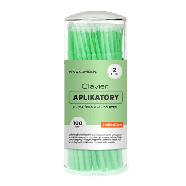 CLAVIER Ripsien Aplikaattorit - 100 kpl - 2 mm