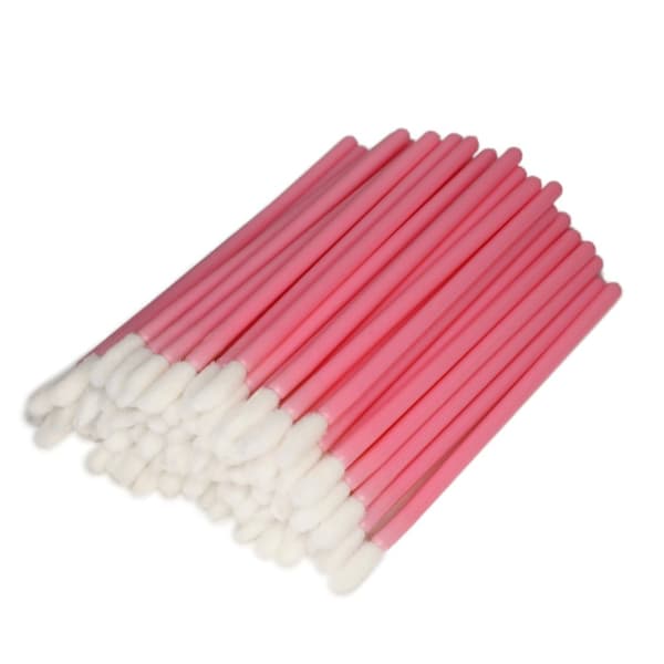 NAIL4U Velvet Lip Gloss Applicators - Rosa - 50 stycken