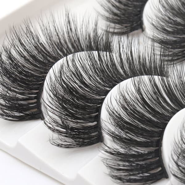 5 par falske øyevipper - 6D faux mink - G208