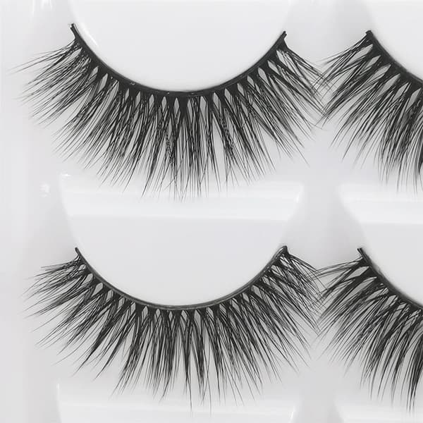 5 par falske øyevipper - 3D faux mink - G309