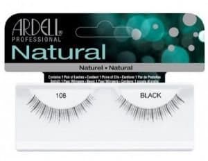 Ardell Natural 108 1 pair of Black false eyelashes