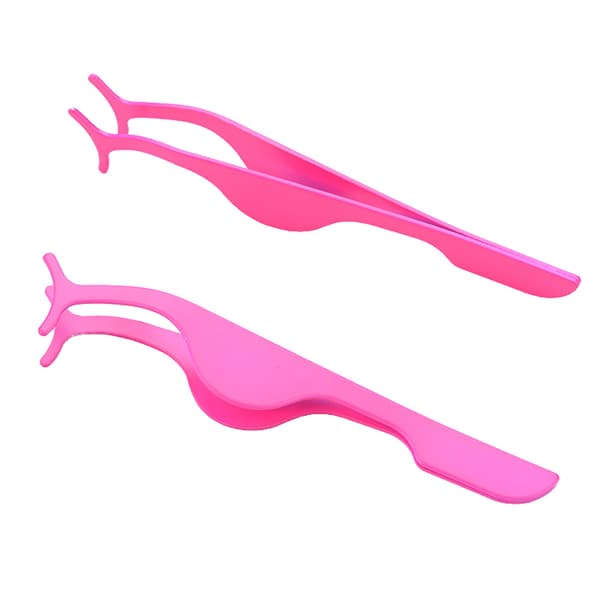Tång/Pincett för Magnetiska Lösögonfransar Rosa Rosa