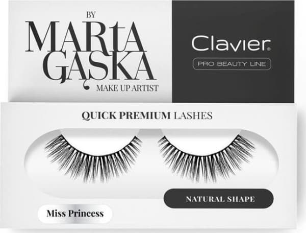 CLAVIER_Quick Premium Lashes lashes on a strip Miss Princess 823