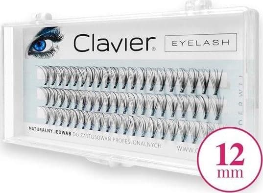 CLAVIER_Eyelash tufts 12mm lashes