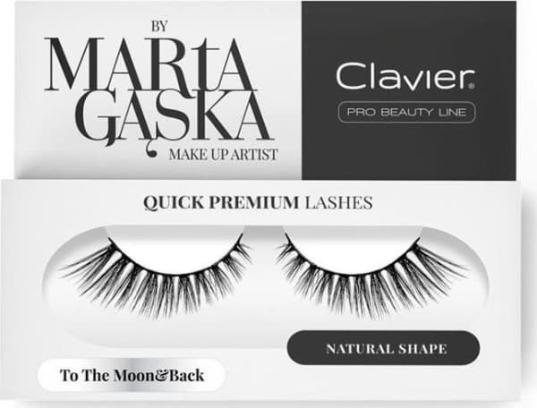 CLAVIER_Quick Premium Lashes lashes on a strip To The Moon &amp; Back 801