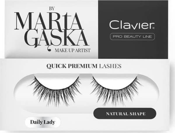 CLAVIER_Quick Premium Lashes lashes on a strip Daily Lady 813