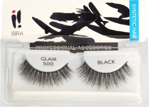 IBRA Eyelashes on a strip Glam 500 1 pair