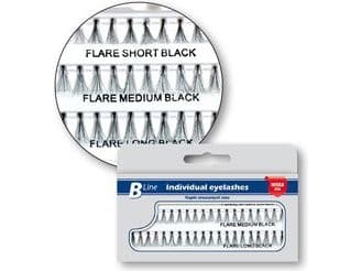 Top Choice Mix S-M-L false eyelashes without glue (35975)