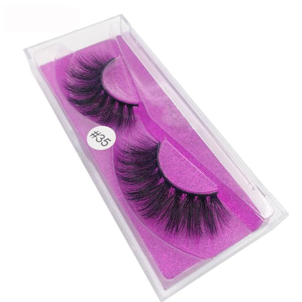 HotPink-Shadow Handgjorda fransar av 3D-Minkhår (Patie-Minerals)