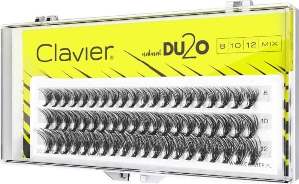 CLAVIER_DU2O Double Volume MIX eyelash tufts 8mm,10mm,12mm
