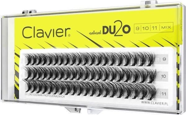 CLAVIER_DU2O Double Volume MIX eyelash tufts 9mm,10mm,11mm