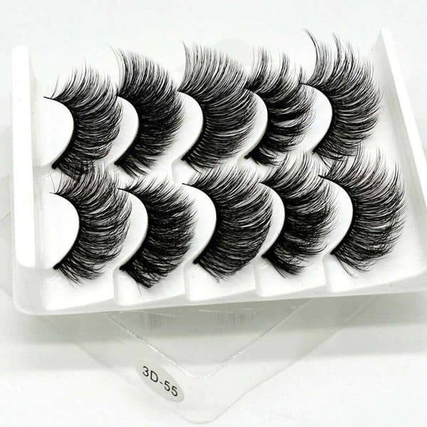 Irtoripset 5 para - 3D faux mink (G-55)