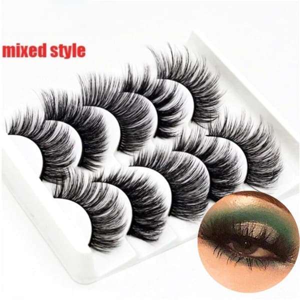Irtoripset 5 para - 3D faux mink (G-55)