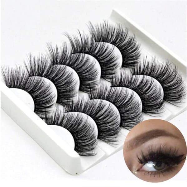 Irtoripset 5 para - 3D faux mink (G-46)