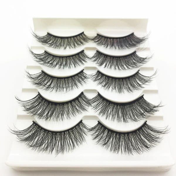 Irtoripset 5 para - 3D faux mink (G-46)
