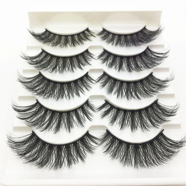 Irtoripset 5 para - 3D faux mink (G-46)