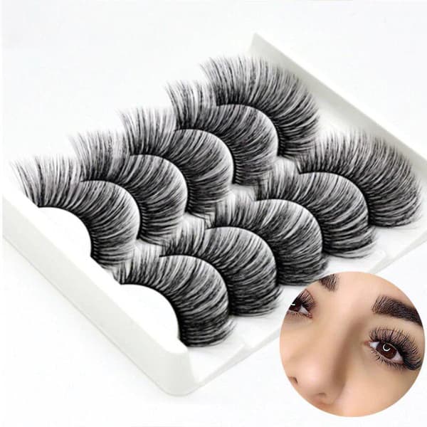Irtoripset 5 para - 3D faux mink (G-46)
