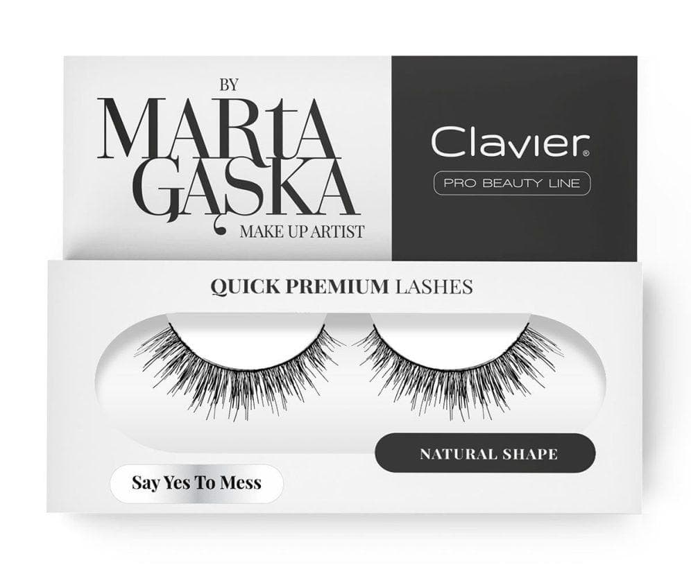 CLAVIER_Quick Premium Lashes rzęsy na pasku Say Yes To Mess 3D SK09