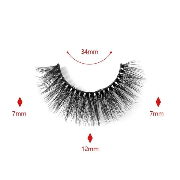 Irtoripset 5 para - 3D faux mink (3D 51)