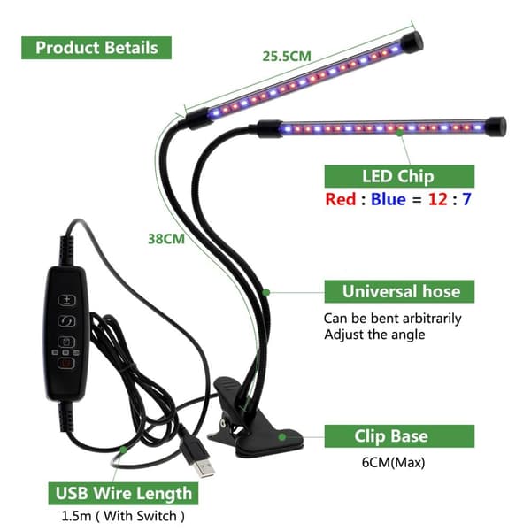 Phyto Lampor 36W för växter