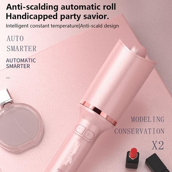 Automatisk hårkrullare grön