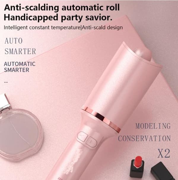 Automatisk hårkrullare grön