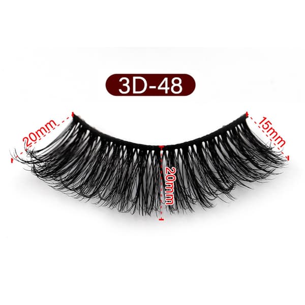 Eleganta 5-Par 3D Lösögonfransar