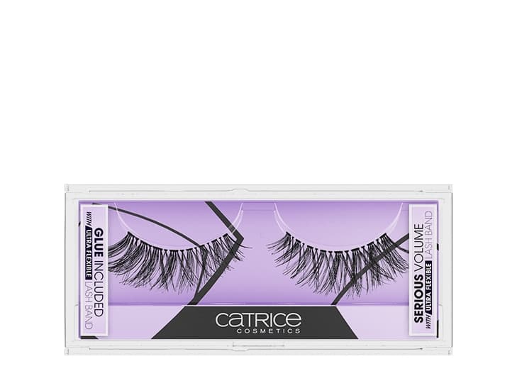 Catrice CATRICE_Lash Couture Serious Volume Lashes a pair of false eyelashes on a strip