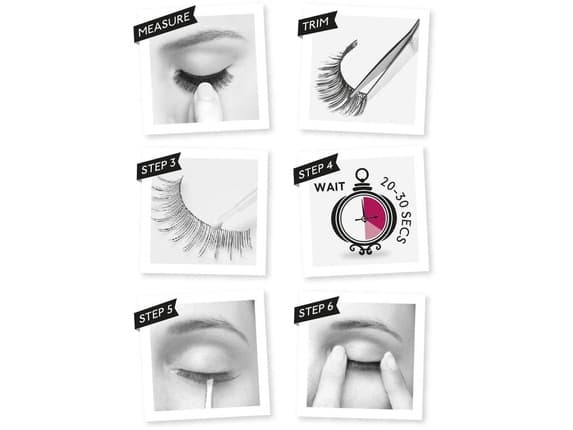 EYLURE_Naturalite Strip Eyelashes Texture artificial eyelashes with glue fill effect 117