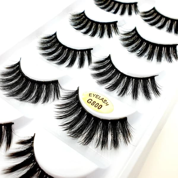 Irtoripset 5 para - 3D faux mink (G-800)