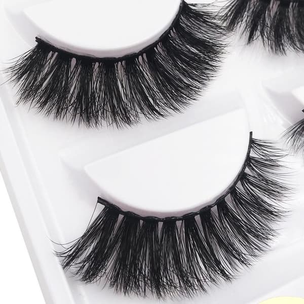 5 par falske øjenvipper - 3D faux mink - G807 - Falske øjenvipper