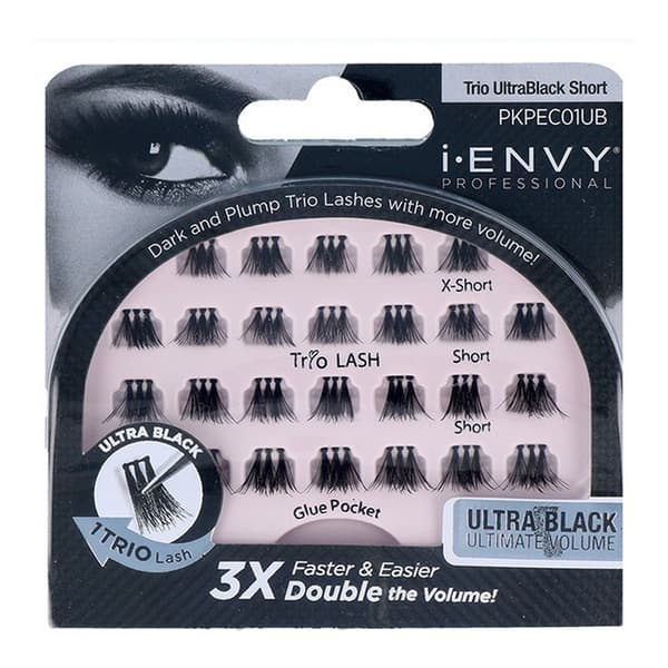 Falske øjenvipper I-Envy Individual Pro Trio Ultra Pkpec01Ub Sort