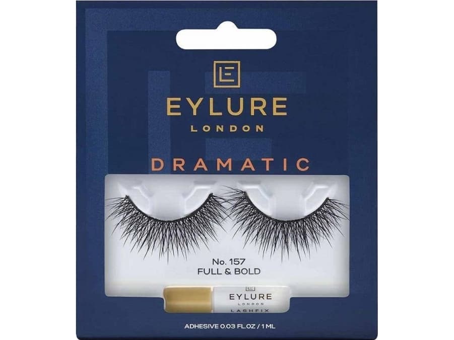 Eylure EYLURE_Naturalite Strip Eyelashes Texture false eyelashes with glue filling effect 157
