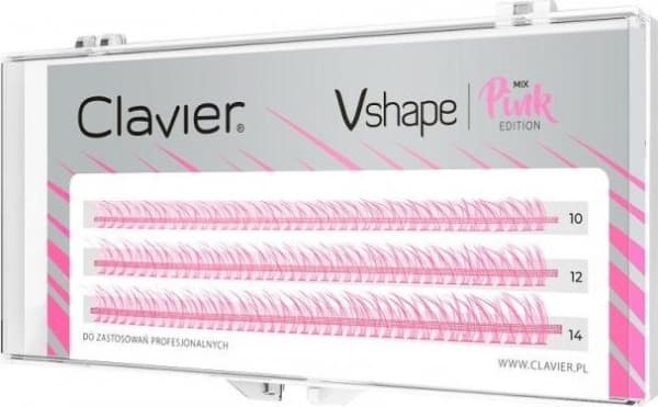 Tangentbord CLAVIER_Vshape Rosa ögonfransar