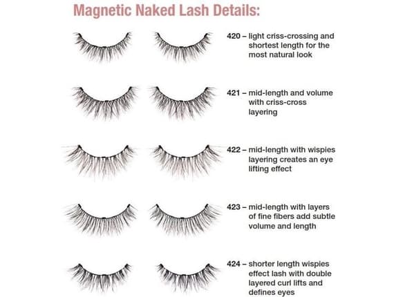 Ardell Ardell Magnetic Naked Lashes 420 Artificial eyelashes 1pc Black
