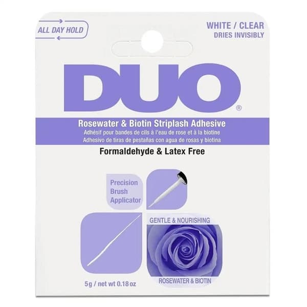 Ardell DUO Rosewater &amp; Biotin Striplash Adhesive - Clear 5g