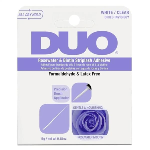Ardell DUO Rosewater &amp; Biotin Striplash Adhesive - Clear 5g