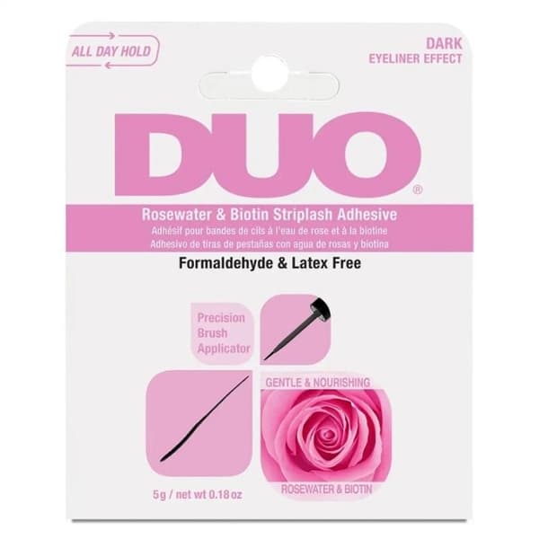 Ardell DUO Rosewater &amp; Biotin Striplash Adhesive - Dark 5g