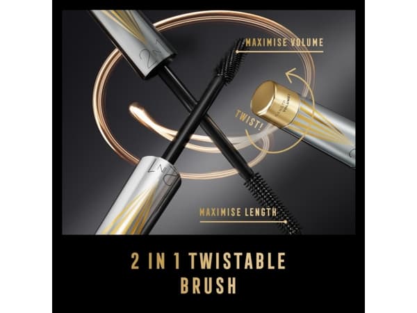 MAX FACTOR Masterpiece 2in1 Lash Wow forlengende og volumgivende mascara 001 Svart 7ml