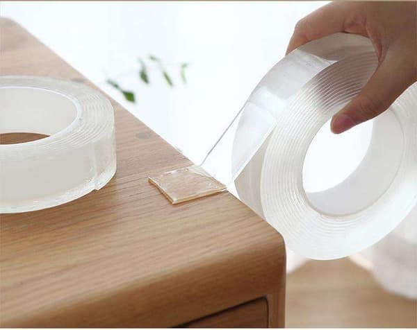 2-pack NanoTape uudelleenkäytettävä kaksipuolinen läpinäkyvä - 3M
