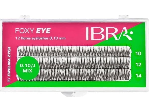 Ibra Foxy Eye øyenvippetufter Mix 120 stk.