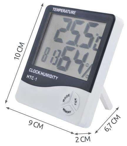 Termo- og hygrometer for vippeplassering