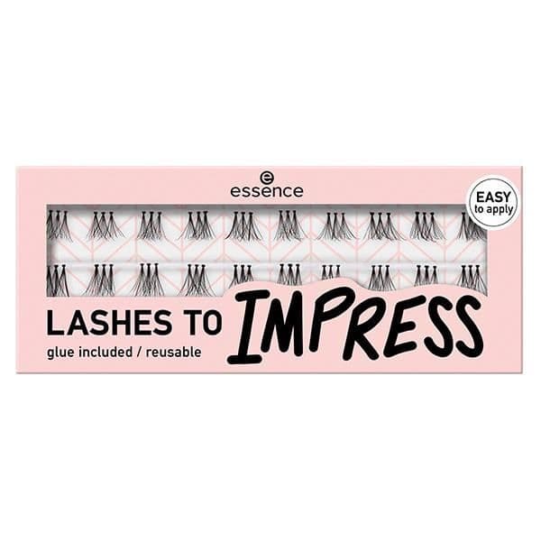 Faux Cils - Essence - Lashes to Impress N°07 - 20 enheter - Lätta att applicera - Vit