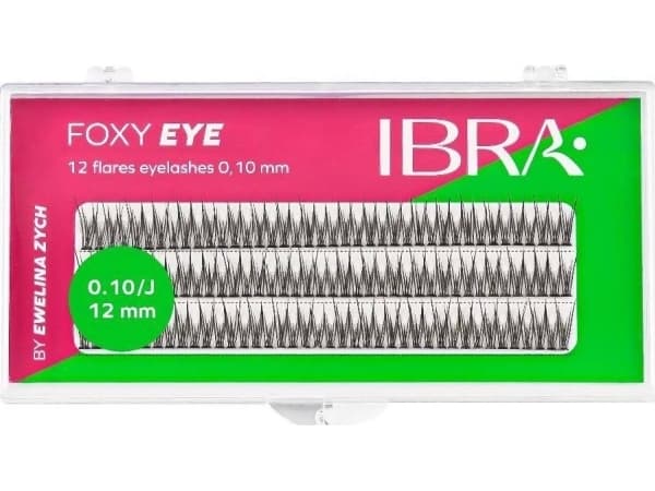 Ibra Foxy Eye øyenvippetufter 12mm 120 stk.