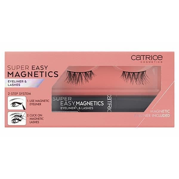 Falska ögonfransar - Catrice - N°010 Magisk Volym - Magnetisk eyeliner - Enkel applicering - Återanvändbara
