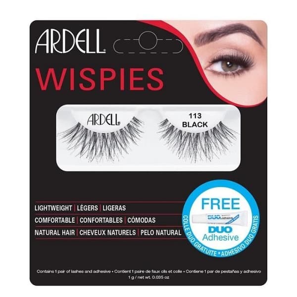 Ardell Wispies 113 Black Lashes är glamorösa fransar som är perfekta för alla speciella tillfällen eller en natt på stan. ardells dem