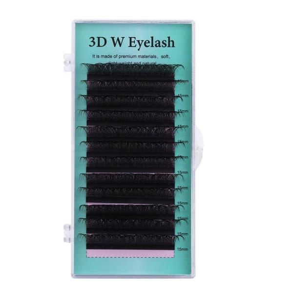 INF 5D Faux Mink-vipper, 0,07 mm tykkelse, D Curl, 8 mm lengde 0