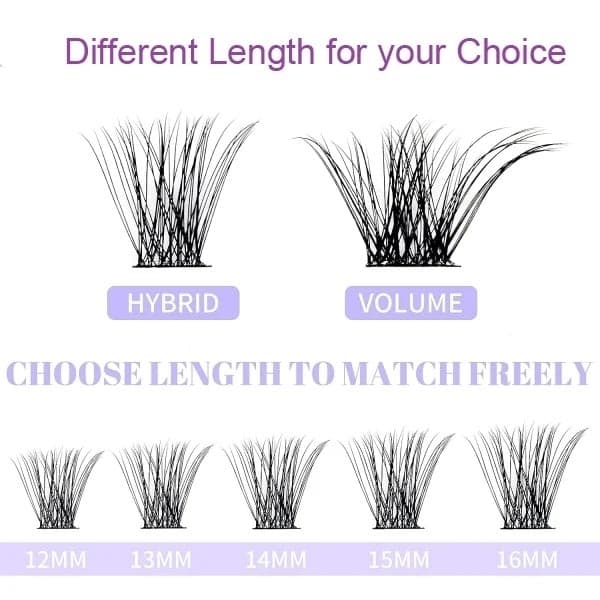 Individuella lösögonfransar - Set natural look volume lash - Cloud
